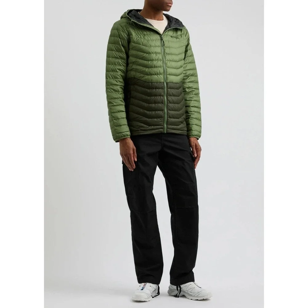 Columbia Westridge Down Hooded Puffer‎ Coat Men's Size XL Green NWT